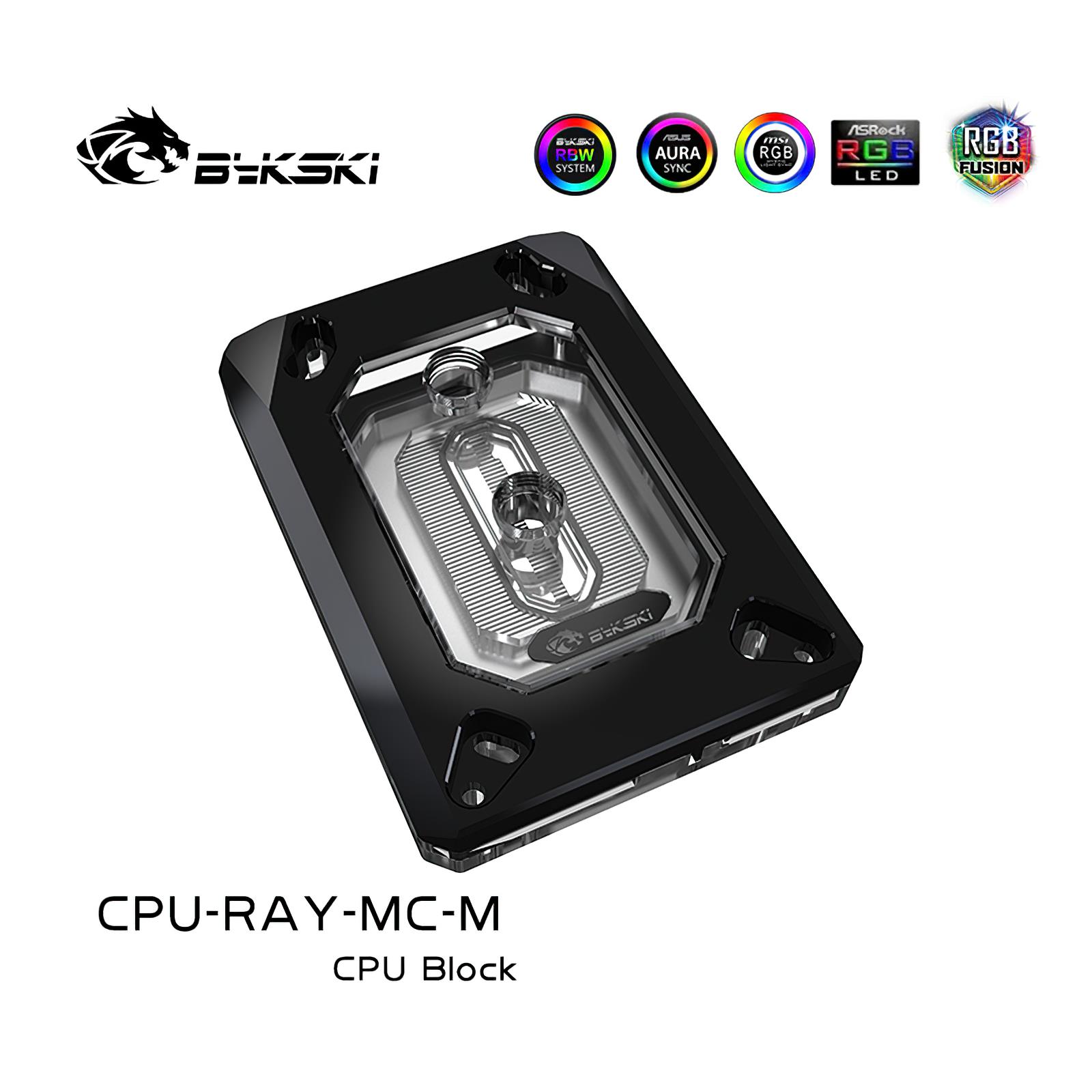 Bykski CPU Liquid Cooling Block for AMD 5v RGB CPU-RAY-MC-M Standardowa sprzedaż wysyłkowa